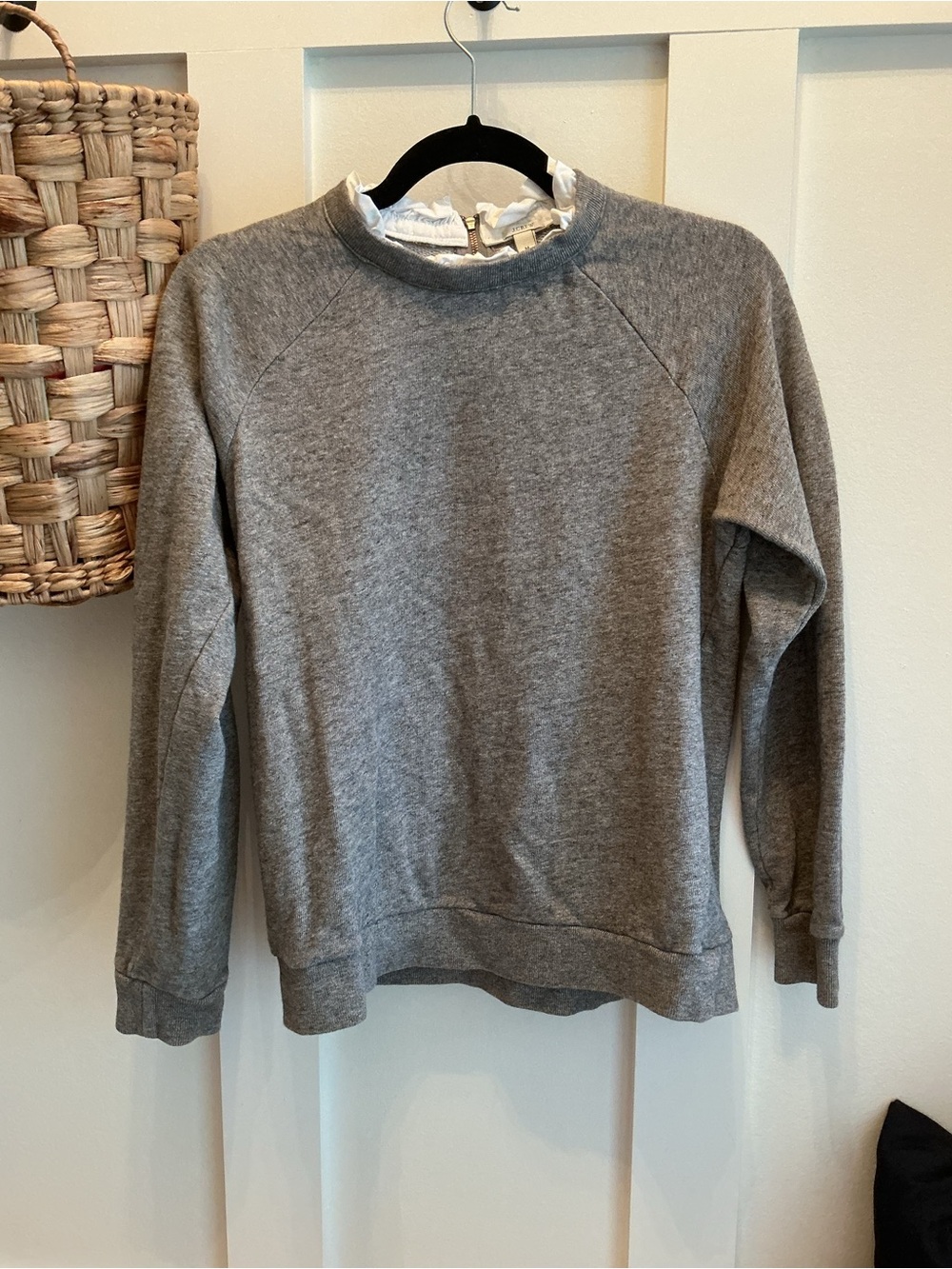 J. Crew Men's Heather Gray Crewneck Sweatshirt